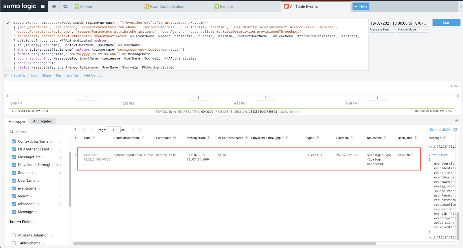 Parameter Change Event
